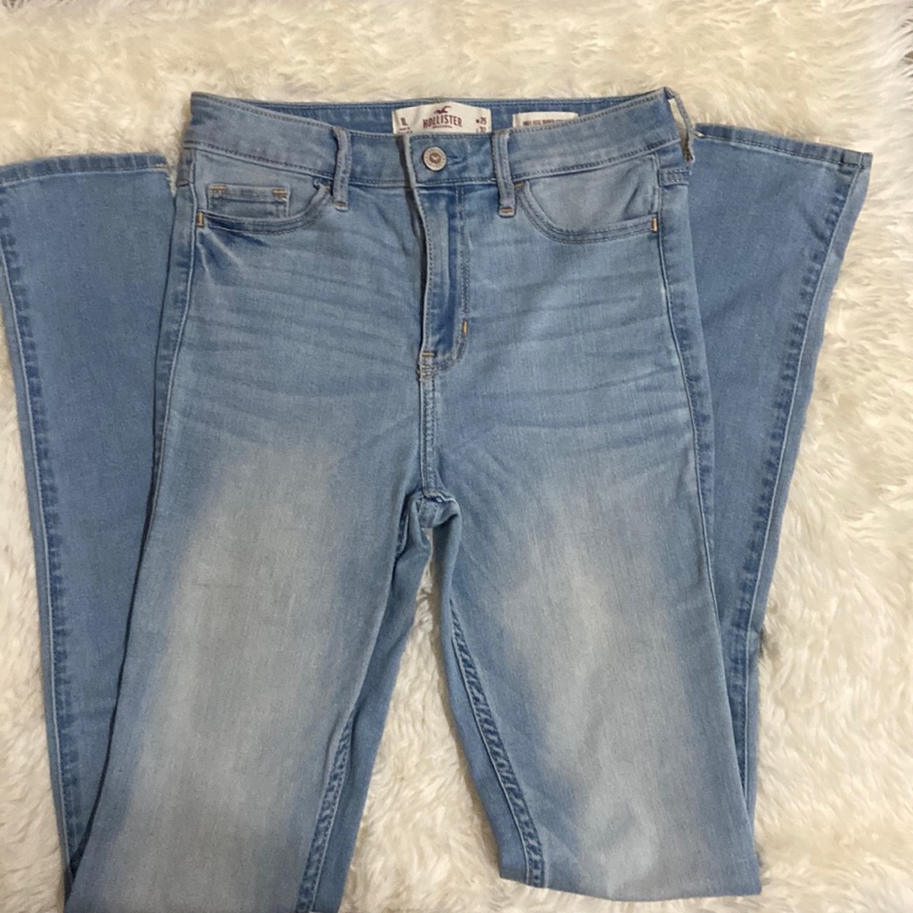 Hollister super skinny light wash denim jeans